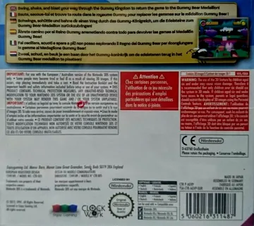 Gummy Bears Magical Medallion (Europe)(En,Fr,Ge,It,Es) box cover back